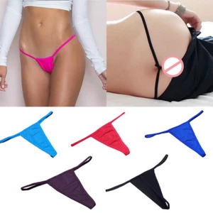 Sexy Damen V-String Slips Höschen Tangas G-String Dessous Unterwäsche Neu > - Bild 1 von 31