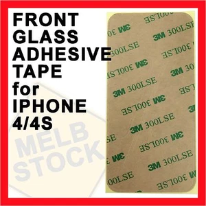 Front Glass Adhesive Tape Double Sided Glue Sticker Cover for Apple iPhone 4S 4 - Picture 1 of 4