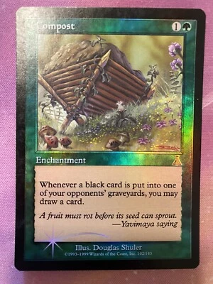 Compost *FOIL* Urza’s Legacy 1999 MTG ULG NM/LP Combined Shipping Black Hoser - Image 1 of 4
