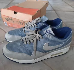 Vintage Nike Air Max 1 LTD 'Dirty Denim' Grunge Pack sz 13 307779-401 - Picture 1 of 8