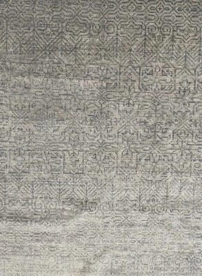 Marvelous Modern - Grass Design - Contemporary Neutral Rug - 9' x 11'11" ft. - Image 1 of 4