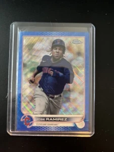 2022 Topps Refractores de Onda Azul Cromado #151 José Ramírez Guardians - Imagen 1 de 2