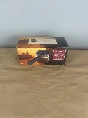 Mr. Coffee Espresso Cappuccino Decantador de Substituição Novo Na Caixa Não Usado - Imagem 1 de 3