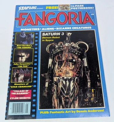 FANGORIA magazine #5 THE FOG / SATURN 3 / STAR COMMAND (1980) - Image 1 of 2