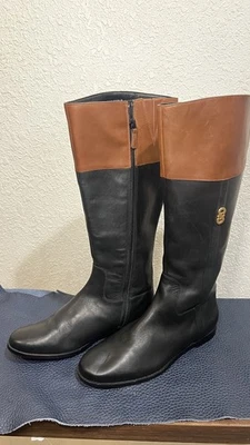 Bota de montar Cole Haan Rigby II cuero negro talla 8 Foto 1 de 4