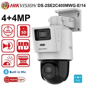 Hikvision TandemVu 4+4MP Hybrid Light ColorVu POE IP Kamera DS-2SE2C400MWG-E/14 - Picture 1 of 7