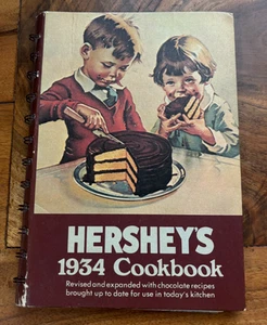 Hershey’s 1934 Cookbook (1971 Revised Edition) Spiral Bound-Classic Chocolate - Picture 1 of 7
