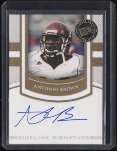2010 Press Pass Sideline Signatures Antonio Brown Auto Autograph - Picture 1 of 2