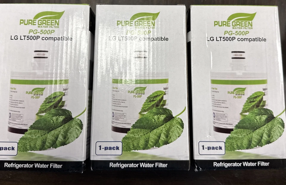 Pure Green Water Filter - LG LT500P compatible - PG-500P- 3 Pack—FREE SHIPPING - Image 1 of 1
