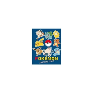 Pokémon Decke 130x160cm – Coral Fleece Awesome Team - Bild 1 von 1