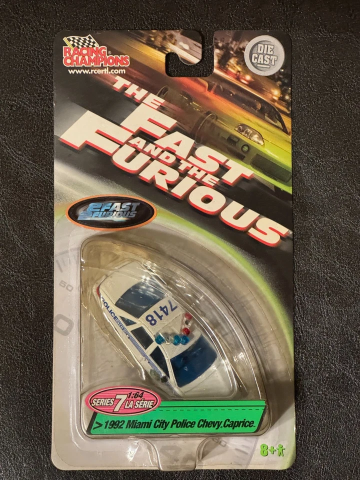 Chevy Caprice 1:64 Racing Champions Fast & the Furious 1992 Departamento de Policía de Miami Foto 1 de 1