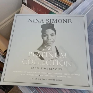 Nina Simone  Platinum Collection White Vinyl 12" LP Best Of compilation Hits - Picture 1 of 2