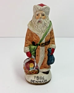 Vintage 1886 Denmark Porcelain Santa Claus Christmas Figurine 5” Collectible - Picture 1 of 3