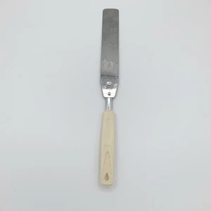 Vintage KOCO Japan Offset Spatula Cake Decorating Baking Tool White Handle 12.5” - Picture 1 of 6