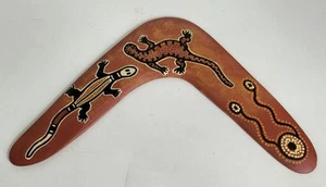 Aboriginal BOOMERANG Traditional Painted by Greg Simms, Gundungurra Australia - Picture 1 of 8