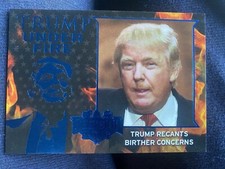 2016 Decision Trump Under Fire Green Recants Birther Concerns #TUF56 BLUE FOIL