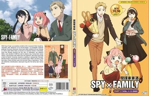 ENGLISH DUBBED Spy x Family PART 2 (Vol.1-13End) DVD Region Free - Imagen 1 de 1