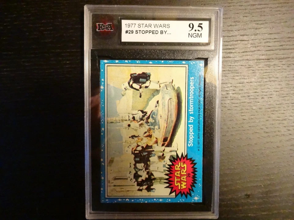 1977 STAR WARS S1 #29 Stopped By Stormtroopers KSA 9.5 (PSA 10/APR $1,000) GEM💎 - Image 1 of 3