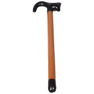 Inflatable Crutches Prop Cane Old People Costume for Kids Man Blow up Walker - Picture 1 of 12