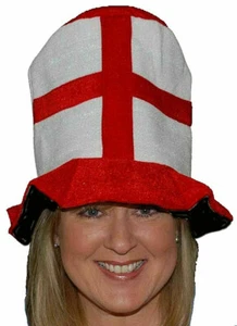 3 Luxury England Topper Hat St George's Day Celebrations England Sporting Events - Picture 1 of 6