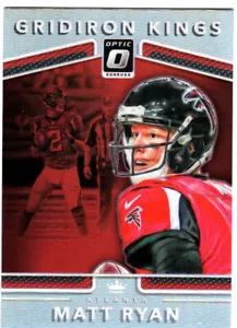 2017 Donruss Optic #15 MATT RYAN GRIDIRON KINGS HOLO PRIZM INSERT - Picture 1 of 1