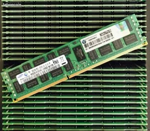 Lot RAM 32GB (4x8GB) DDR3 PC3-10600R 1333MHZ ECC Registred pour serveur - Foto 1 di 4