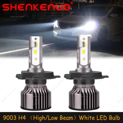 For Toyota Paseo 1992-1999 H4 9003 White LED Headlight Bulb High Lo Beam 50W V25 - Image 1 of 4