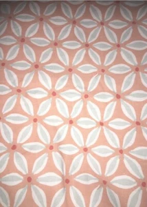1 - Umbral Coral Floral Tela Algodón Cortina de Ducha 72" x 72" Nuevo - Imagen 1 de 1