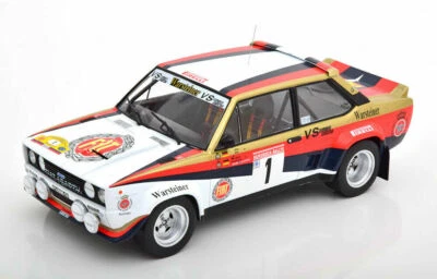 IXO MODELS 1:18 AUTO FIAT 131 ABARTH #1 W.ROHRL RALLY HUNSRUCK 1980  18RMC078.20 - Immagine 1 di 3