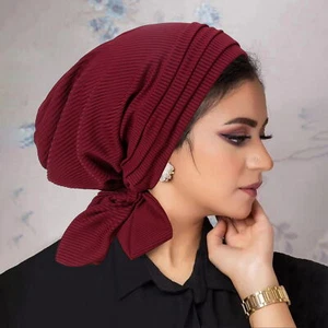 Women Head Warp Chemotherapy Cap Elastic Anti-slip Women's Head for Chemotherapy - Picture 1 of 16