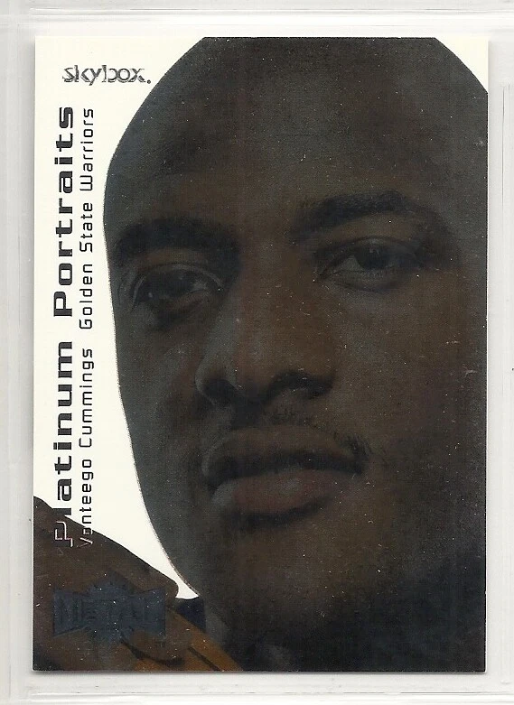 1999-00 Skybox Metal Platinum Portraits - #6 - Vonteego Cummings - Warriors - Image 1 of 1