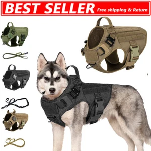 NEW Tactical Dog Vest Harness – Military K9 Dog Training Vest – Working Dog USA - Picture 1 of 23