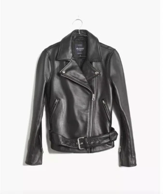 Madewell Motorcycle Leather Jacket - XS New With Tags - Image 1 of 4