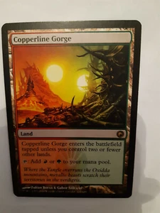 MTG. COPPERLINE GORGE (1). RARE. SCARS OF MIRRODIN. MINT/NM. MAGIC - Imagen 1 de 1