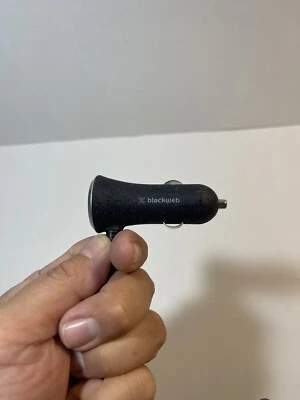 Cargador enchufe adaptador coche Blackweb puerto USB 1648A Foto 1 de 4