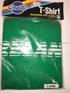 New O'NEILLS 100% Cotton T-SHIRT MADE IN IRELAND Vintage Shirt SEALED - Picture 1 of 6