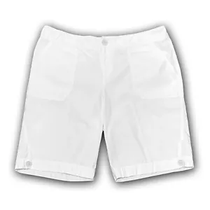Eddie Bauer, Vashon Fit, White Shorts with Jean Stitching, size 18 - Picture 1 of 6