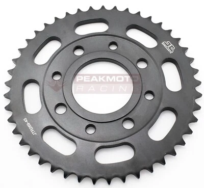 JT Sprockets JTR269.45 Black Steel Rear Sprocket 45T For Honda XL100S 1979-1980 - Image 1 of 4