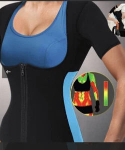 Sweating Suit Neoprene Short Sleeve/boy Leg Sz Small Item 2368 - Picture 1 of 9