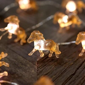 Fairy Pony String Lights Unique Decorative Lights Horse Gifts for Girls Cute ... - Picture 1 of 2
