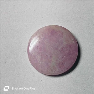 Piedra Kunzita Natural Kunzita Cabujón Piedras Preciosas Sueltas Joyería 57 Cts. ME-10693 - Imagen 1 de 7