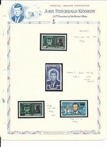 Dahomey & Cameroun Collection, John F. Kennedy, 3 Pages, Mint NH - Picture 1 of 3