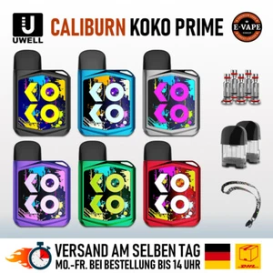 Uwell Caliburn Koko Prime Pod Kit E-Zigaretten Starterset mit G Coils & Pods % - Bild 1 von 10