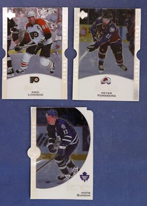 1997-98 Upper Deck Ice Lethal Lines Lot /3 #L2B Lindros L4C Sundin L4B Forsberg - Picture 1 of 2