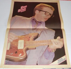 Pop Star Weekley: Elvis Costello: Music Paper Poster Only 1979 Ideal For Framing - Picture 1 of 1