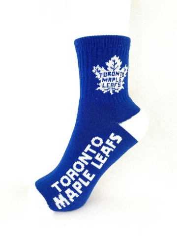 Toronto Maple Leafs Youth Team Quarter Logo Socks Cover