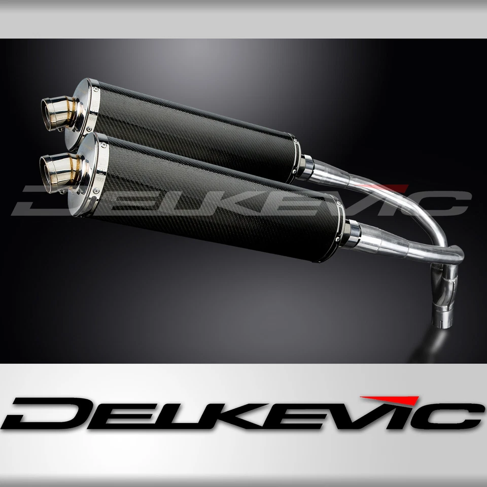 Kit silenciador escape carbono ovalado 18" deslizable Honda CB900F 919 2001-2009 Foto 1 de 4