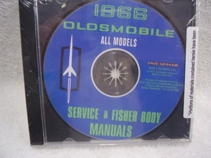 1966 OLDSMOBILE SHOP MANUAL LICENSED CD 19.95 - Picture 1 of 2