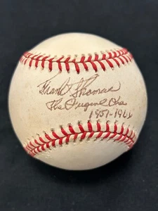 Frank Thomas Signed Auto w/ Inscription Baseball Pittsburgh Pirates JSA COA 483 - Picture 1 of 3
