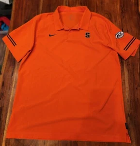Syracuse Orange Nike Dri-Fit Polo Men's Orange XL ACC - Picture 1 of 9